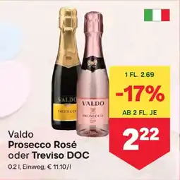 MPreis Valdo Prosecco Rose Angebot