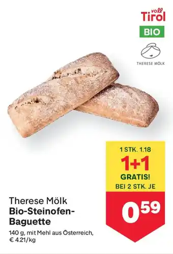 MPreis Therese Mölk Steinofenbaguette Angebot