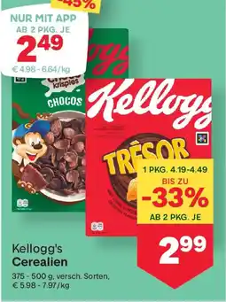 MPreis Kellogg's Cerealien Angebot
