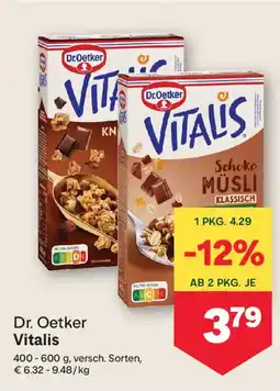 MPreis Dr. Oetker Vitalis Knuspermüsli Angebot