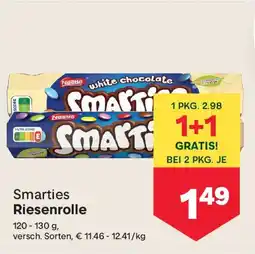 MPreis Nestlé Smarties Riesenrolle Angebot