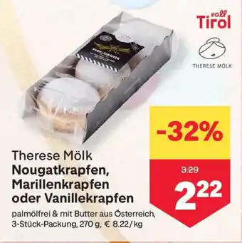 MPreis Therese Mölk Nougatkrapfen Angebot