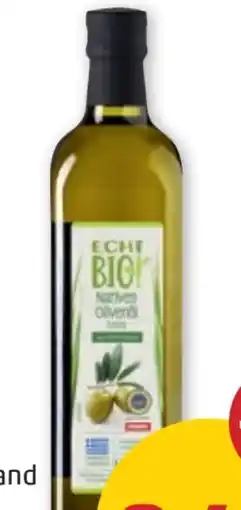 PENNY Echt Bio Natives Olivenöl Extra Angebot