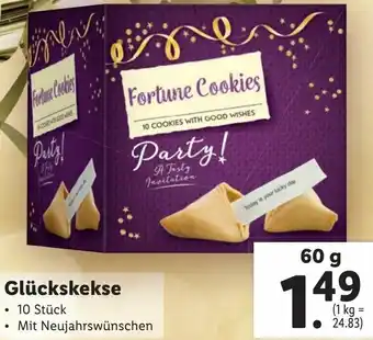 Lidl Glückskekse 60g Angebot