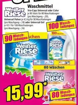 Norma Weißer Riese Waschmittel Angebot