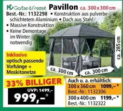 Norma Pavillon ca. 300 x 300 cm Angebot