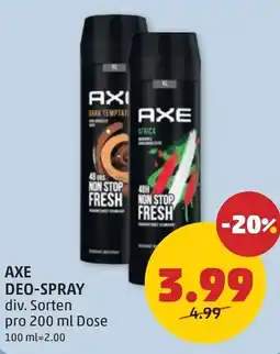 PENNY Axe deo-spray Angebot