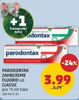 PENNY Parodontax zahncreme fluorid od. classic Angebot