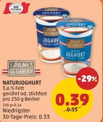 PENNY Naturjoghurt Angebot