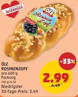 PENNY Ölz rosinenzopf Angebot