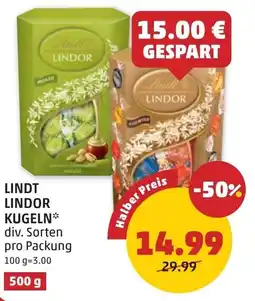PENNY Lindt lindor kugeln Angebot