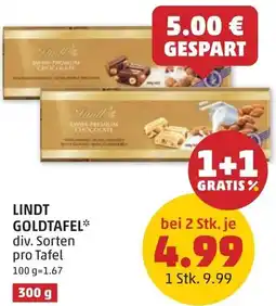 PENNY Lindt goldtafel Angebot
