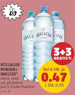 PENNY Vöslauer mineral- wasser Angebot