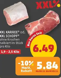 PENNY Xxl karree* od. xxl schopf Angebot