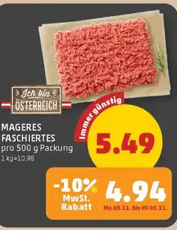 PENNY Mageres faschiertes Angebot