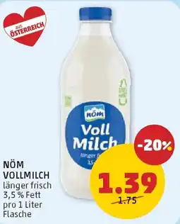 PENNY Nöm vollmilch Angebot