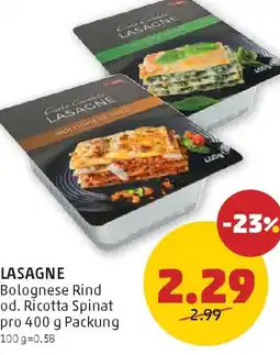 PENNY Lasagne Angebot