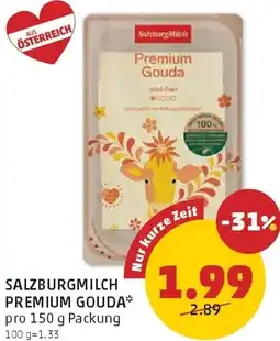PENNY Salzburgmilch premium gouda Angebot