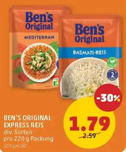 PENNY Ben's original express reis Angebot