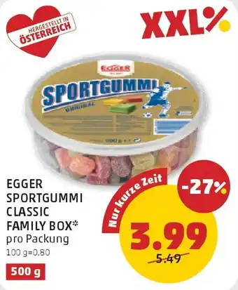 Egger sportgummi classic family box