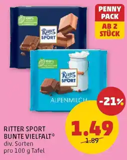 PENNY Ritter sport bunte vielfalt Angebot
