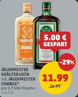 PENNY Jägermeister kräuterlikör od. jägermeister orange Angebot