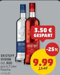 PENNY Eristoff vodka od. red Angebot