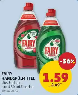 PENNY Fairy handspülmittel Angebot