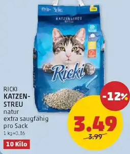 PENNY Ricki katzen- streu Angebot