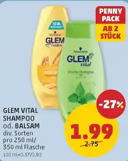 PENNY Glem vital shampoo od. balsam Angebot