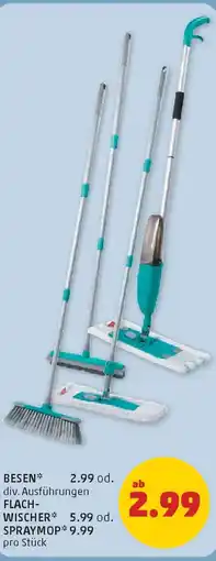 PENNY BESEN, FLACH- WISCHER od. SPRAYMOP Angebot
