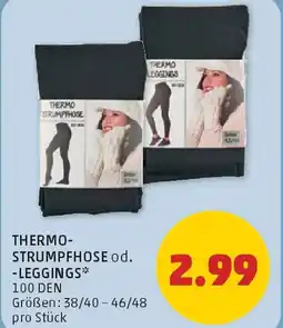 PENNY Thermo strumpfhose od. -leggings Angebot