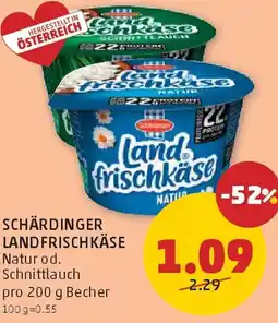 PENNY SCHÄRDINGER LANDFRISCHKÄSE Angebot