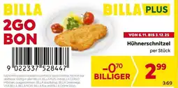 Billa Hühnerschnitzel Angebot