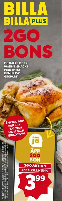 Billa Billa 2go bons Angebot
