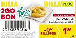 Billa Kartoffelburek Angebot