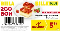 Billa Erdbeer Joghurtschnitte Angebot