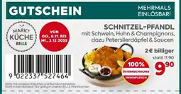 Billa Schnitzel pfandl Angebot
