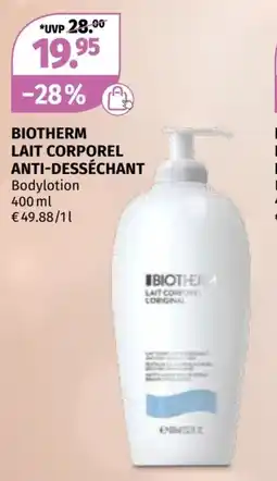 Müller Biotherm lait corporel anti desséchant Angebot