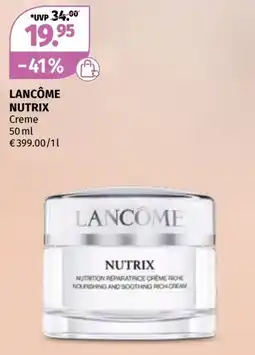 Müller Lancôme nutrix Angebot