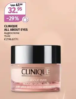 Müller Clinique all about eyes Angebot