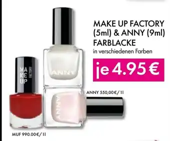 Müller Make up factory & anny Angebot