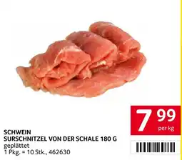 Transgourmet Surschnitzel von der schale Angebot