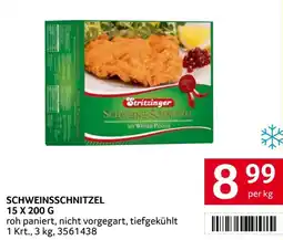 Transgourmet Schweinsschnitzel Angebot