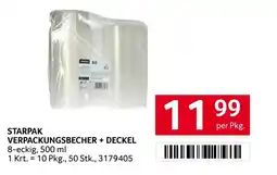 Transgourmet Starpak verpackungsbecher + deckel Angebot