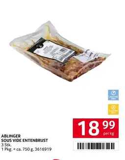Transgourmet Ablinger sous vide entenbrust Angebot