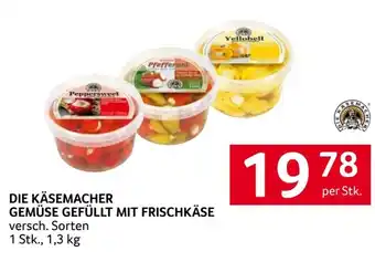 Transgourmet Die käsemacher gemüse gefüllt mit frischkäse Angebot