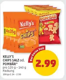 PENNY KELLY'S CHIPS SALZ od. POMBÄR Angebot