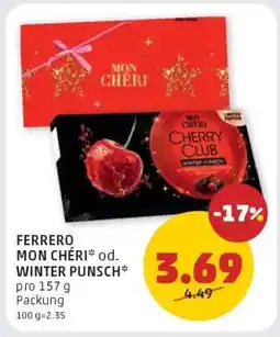 PENNY FERRERO MON CHÉRI* od. WINTER PUNSCH Angebot