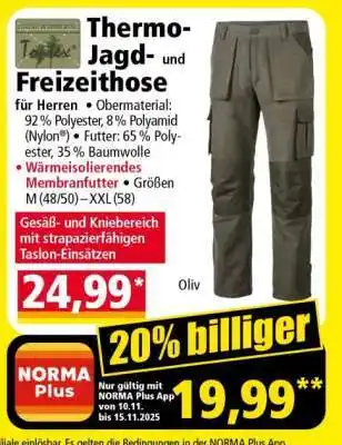 Norma Thermo-Jagd- und Freizeithose Angebot